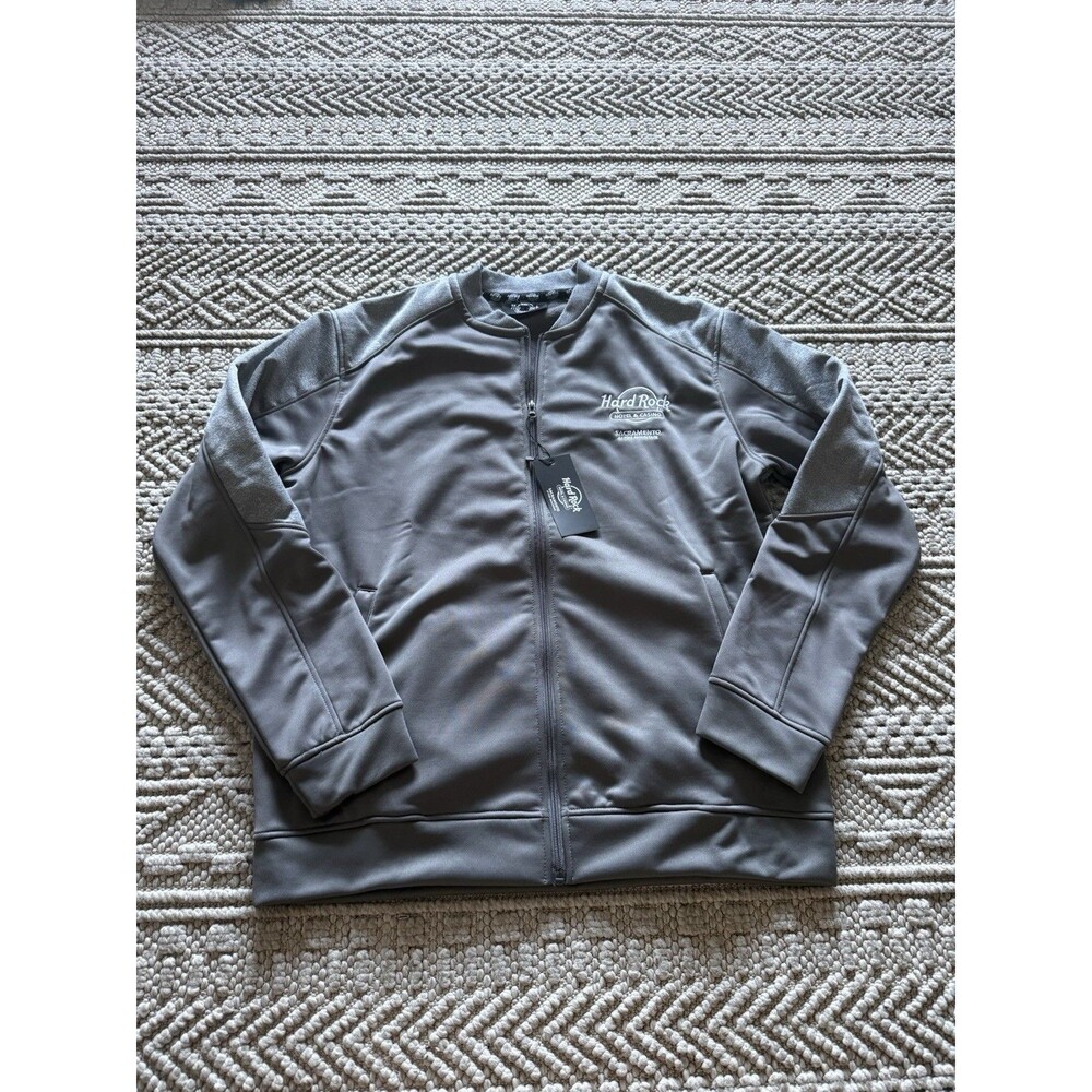 Hard Rock Jacket Size 2XL Mens Hotel & Casino Sacramento Fire Mountain Full Zip